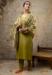 Picture of Gorgeous Silk Olive Readymade Salwar Kameez