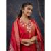 Picture of Shapely Silk Dark Red Readymade Salwar Kameez