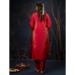Picture of Shapely Silk Dark Red Readymade Salwar Kameez