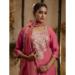 Picture of Pleasing Silk Tomato Readymade Salwar Kameez