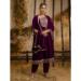 Picture of Fine Silk Purple Readymade Salwar Kameez