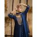 Picture of Superb Silk Midnight Blue Readymade Salwar Kameez