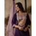 Picture of Superb Silk Purple Readymade Salwar Kameez