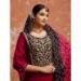 Picture of Magnificent Silk Maroon Readymade Salwar Kameez