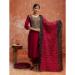Picture of Magnificent Silk Maroon Readymade Salwar Kameez