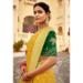 Picture of Fine Silk Golden Rod Saree