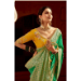 Picture of Graceful Silk Dark Khaki Saree