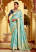Picture of Wonderful Silk Light Steel Blue Saree
