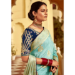 Picture of Wonderful Silk Light Steel Blue Saree