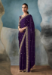 Picture of Comely Satin Purple Saree