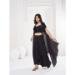Picture of Classy Georgette Black Lehenga Choli