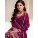 Picture of Chiffon Saddle Brown Straight Cut Salwar Kameez