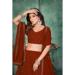 Picture of Alluring Georgette Maroon Lehenga Choli