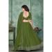Picture of Bewitching Georgette Dark Olive Green Lehenga Choli