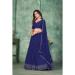Picture of Appealing Georgette Dark Slate Blue Lehenga Choli