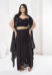 Picture of Alluring Georgette Black Lehenga Choli