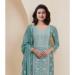 Picture of Georgette Slate Grey Straight Cut Salwar Kameez