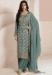 Picture of Grand Silk Alice Blue Straight Cut Salwar Kameez