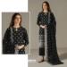 Picture of Stunning Georgette Black Straight Cut Salwar Kameez