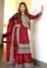 Picture of Statuesque Georgette Fire Brick Readymade Salwar Kameez