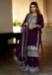 Picture of Statuesque Georgette Maroon Readymade Salwar Kameez