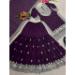 Picture of Statuesque Georgette Maroon Readymade Salwar Kameez