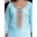 Picture of Delightful Silk Powder Blue Readymade Salwar Kameez