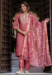 Picture of Superb Silk Indian Red Readymade Salwar Kameez