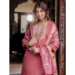 Picture of Superb Silk Indian Red Readymade Salwar Kameez