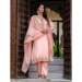 Picture of Pretty Silk Wheat Readymade Salwar Kameez