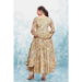 Picture of Chiffon & Crepe Rosy Brown Readymade Salwar Kameez