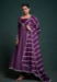 Picture of Chiffon & Crepe Purple Readymade Salwar Kameez