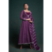 Picture of Chiffon & Crepe Purple Readymade Salwar Kameez