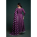 Picture of Chiffon & Crepe Purple Readymade Salwar Kameez