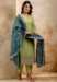 Picture of Classy Silk Dark Khaki Readymade Salwar Kameez