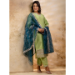Picture of Classy Silk Dark Khaki Readymade Salwar Kameez