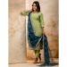 Picture of Classy Silk Dark Khaki Readymade Salwar Kameez
