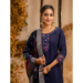 Picture of Taking Silk Midnight Blue Readymade Salwar Kameez