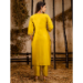 Picture of Beautiful Silk Dark Golden Rod Readymade Salwar Kameez