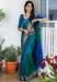 Picture of Delightful Silk Teal Saree