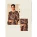 Picture of Alluring Silk Rosy Brown Straight Cut Salwar Kameez