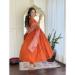 Picture of Beauteous Cotton Orange Red Readymade Salwar Kameez