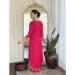 Picture of Well Formed Cotton Crimson Readymade Salwar Kameez
