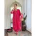 Picture of Well Formed Cotton Crimson Readymade Salwar Kameez
