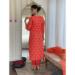 Picture of Resplendent Cotton Crimson Readymade Salwar Kameez
