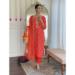 Picture of Resplendent Cotton Crimson Readymade Salwar Kameez