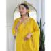 Picture of Bewitching Cotton Golden Readymade Salwar Kameez