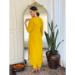 Picture of Bewitching Cotton Golden Readymade Salwar Kameez