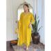 Picture of Bewitching Cotton Golden Readymade Salwar Kameez