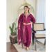 Picture of Lovely Cotton Fuchsia Readymade Salwar Kameez
